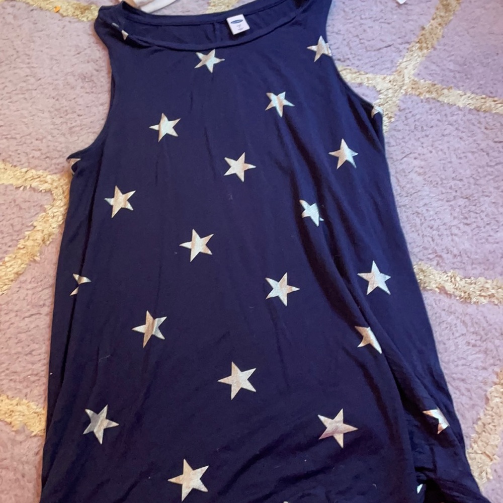 Girls tank top with stars